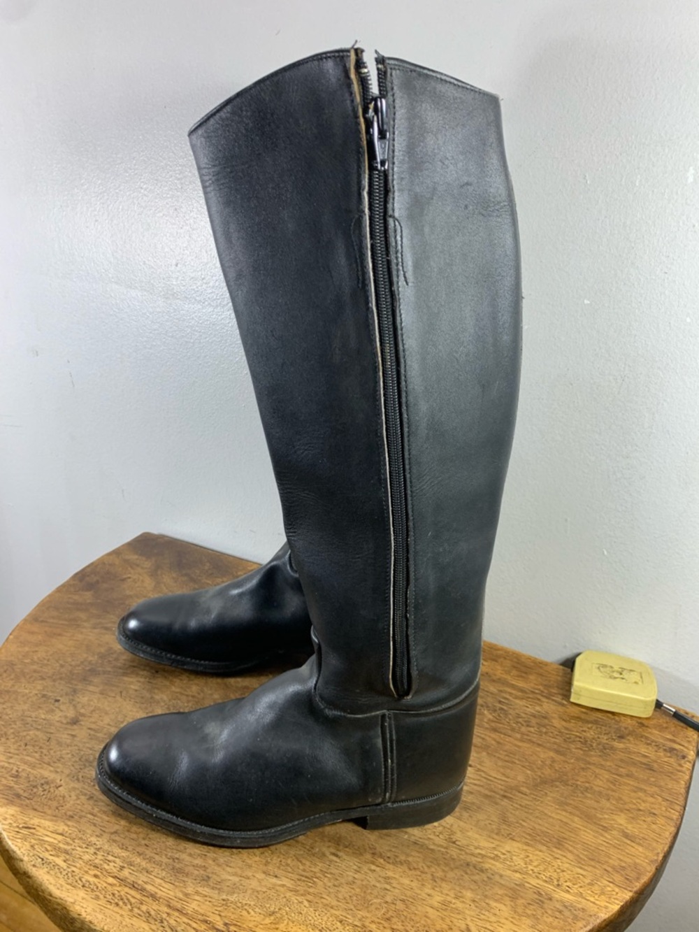 Boulet horse riding genuine leather motorcycle style boots